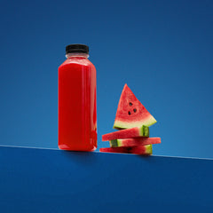Plastic Square Bottle with Black Cap - hotpackwebstore.com