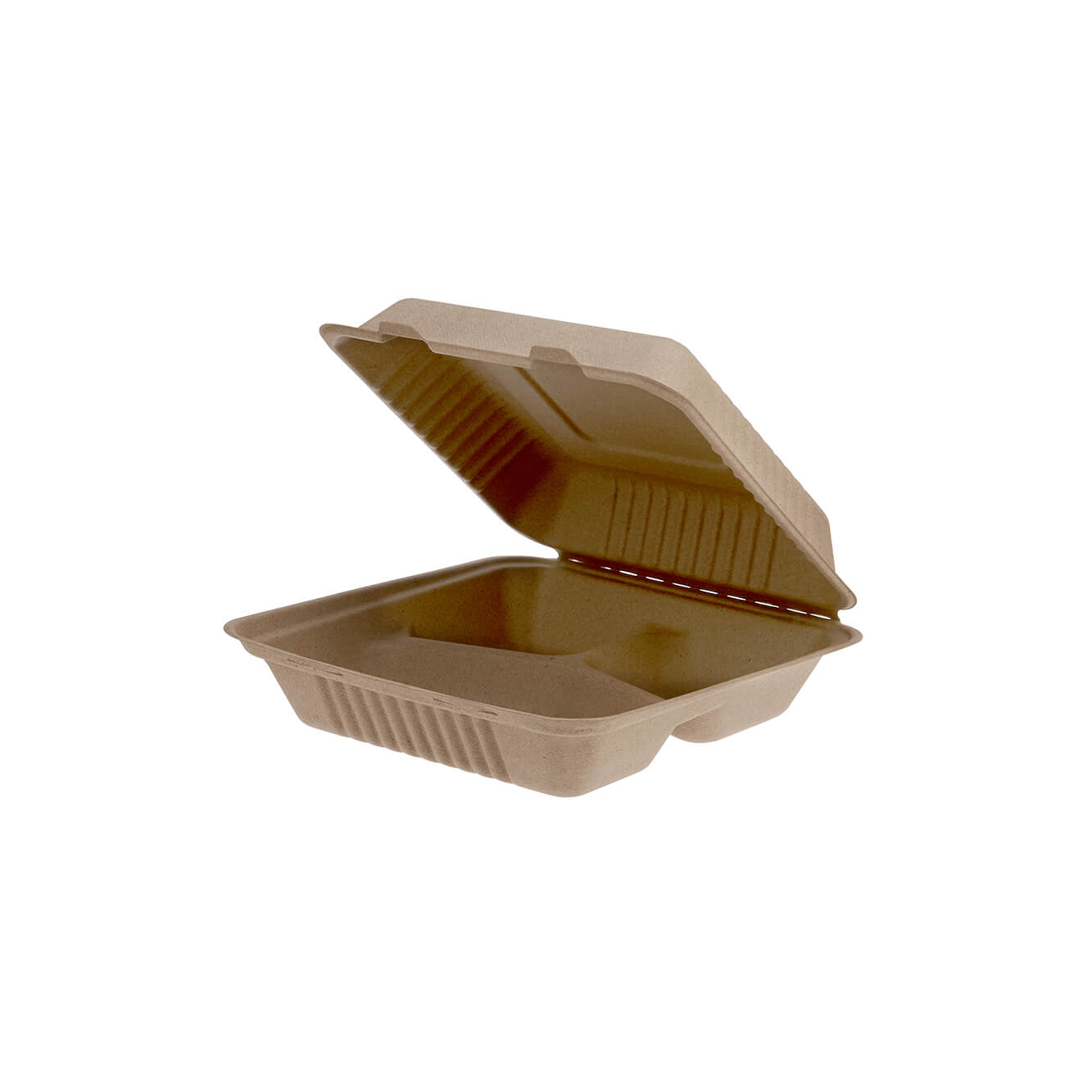 Compostable Lunch Box In 3 Compartment - hotpackwebstore.com