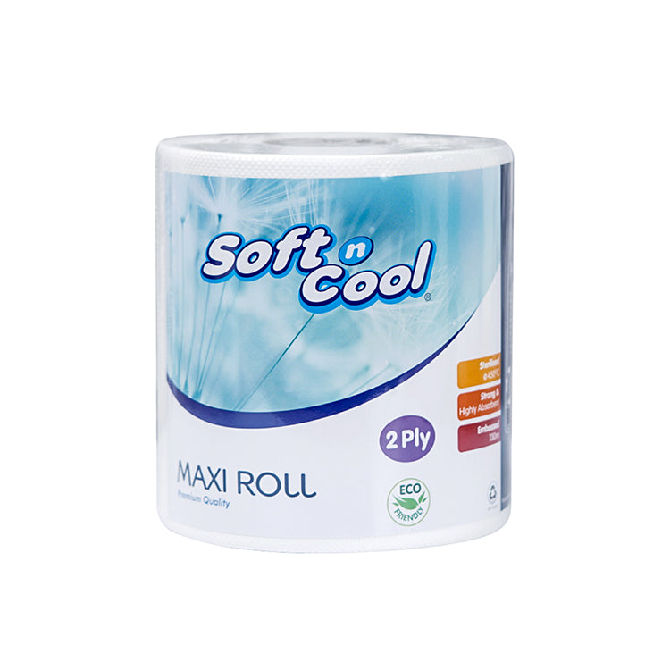 Soft n Cool Maxi Roll 2 Ply 6 Pieces - hotpackwebstore.com