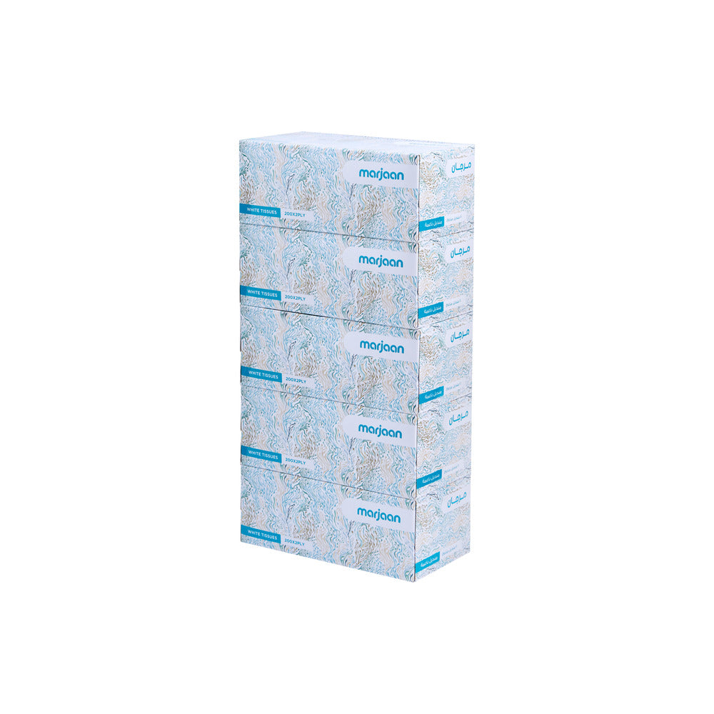 30 Boxes Marjaan Facial Tissue 200 Sheets x 2 Ply - hotpackwebstore.com