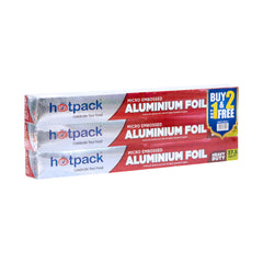 Aluminium Foil 37.5 Sqft 2+1 Free Offer Pack - hotpackwebstore.com