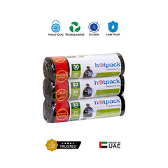 Garbage Bag Roll 65 x 95 cm Offer Pack + Garbage Bag Offer Pack Buy 2 Get 2 50 Pieces x 4 Rolls - hotpackwebstore.com
