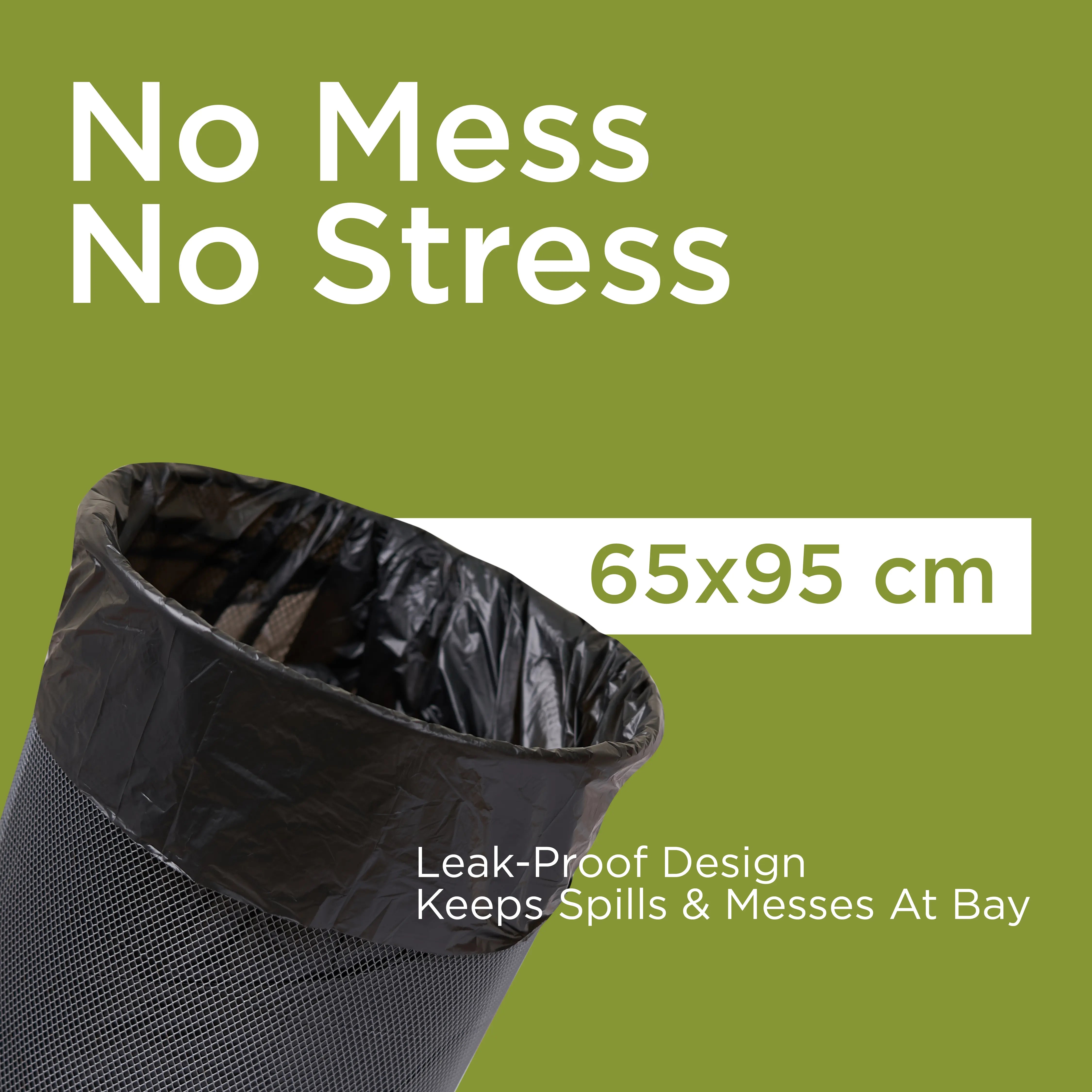 Garbage Bag Roll 65 x 95 cm Special Offer Pack - hotpackwebstore.com