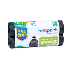 Twin Pack Heavy Duty Garbage Roll Black 80x110cm 55 Gallon 30 Pieces - hotpackwebstore.com