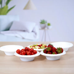 White Plastic Bowls 12 Oz 25 Pieces - hotpackwebstore.com