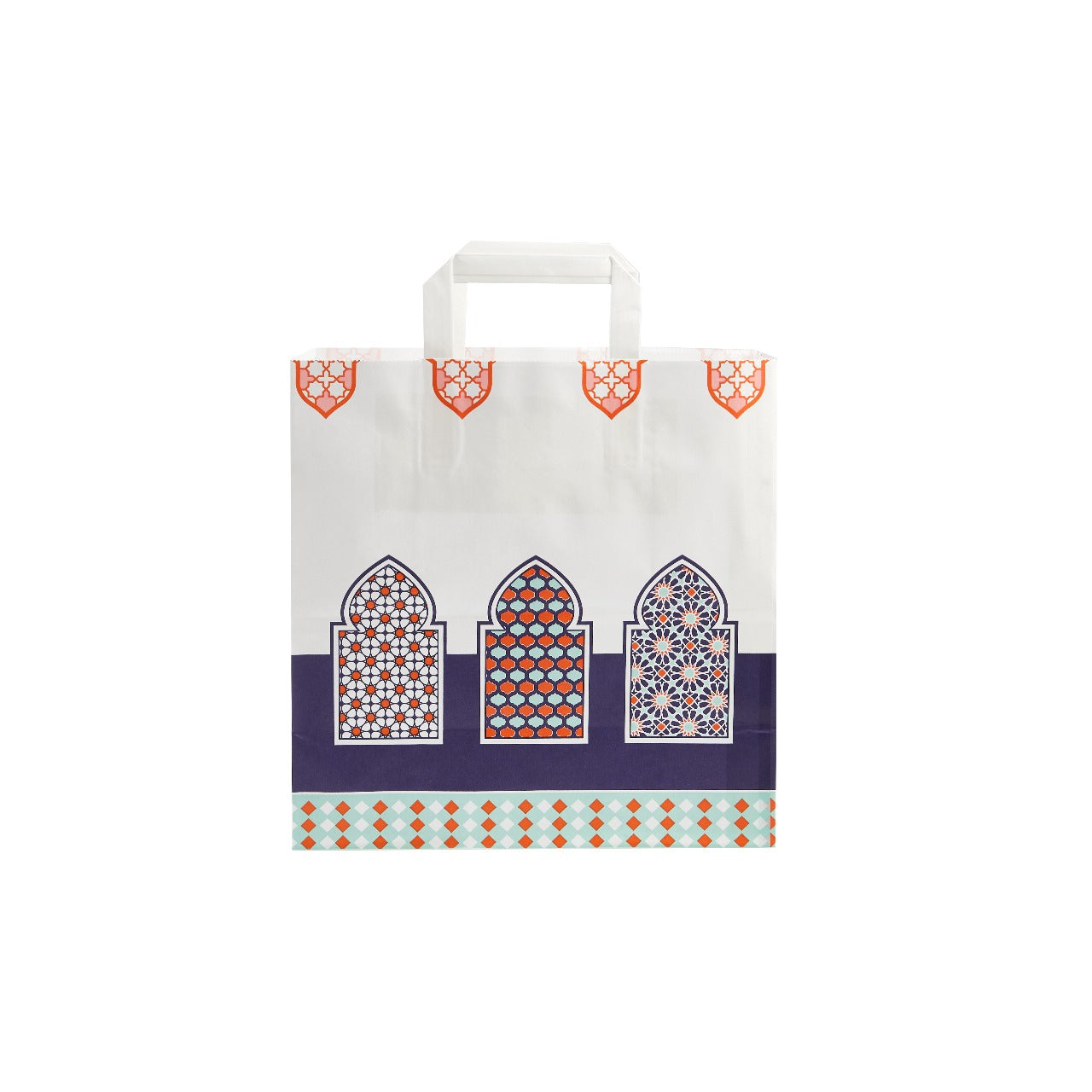 Arabic Theme Printed Paper Bag - hotpackwebstore.com