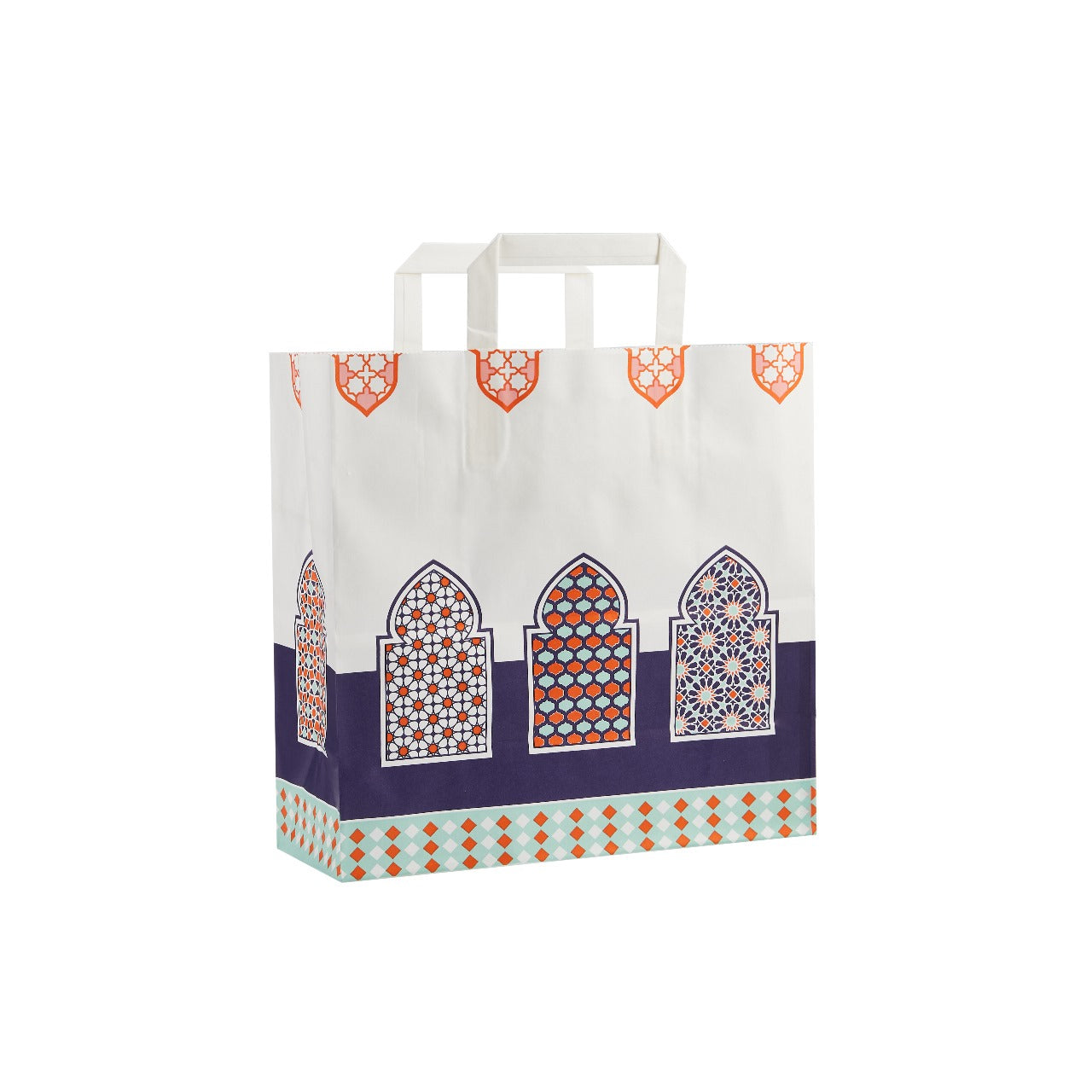 Arabic Theme Printed Paper Bag - hotpackwebstore.com