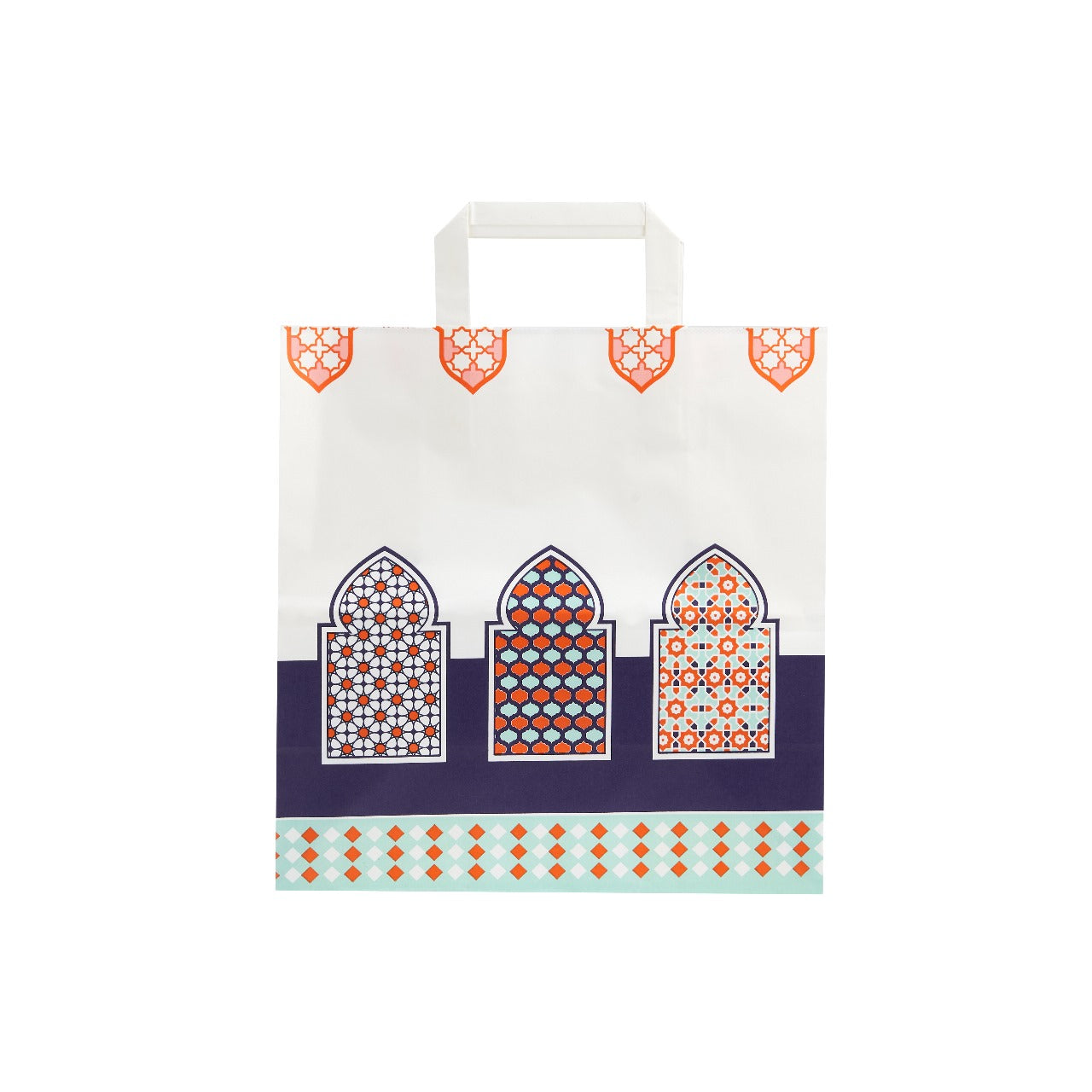 Arabic Theme Printed Paper Bag - hotpackwebstore.com