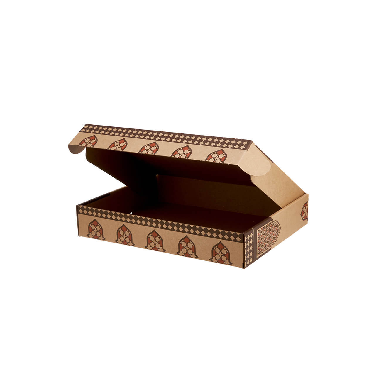 Arabic Theme Printed Corrugated Meal Box - hotpackwebstore.com