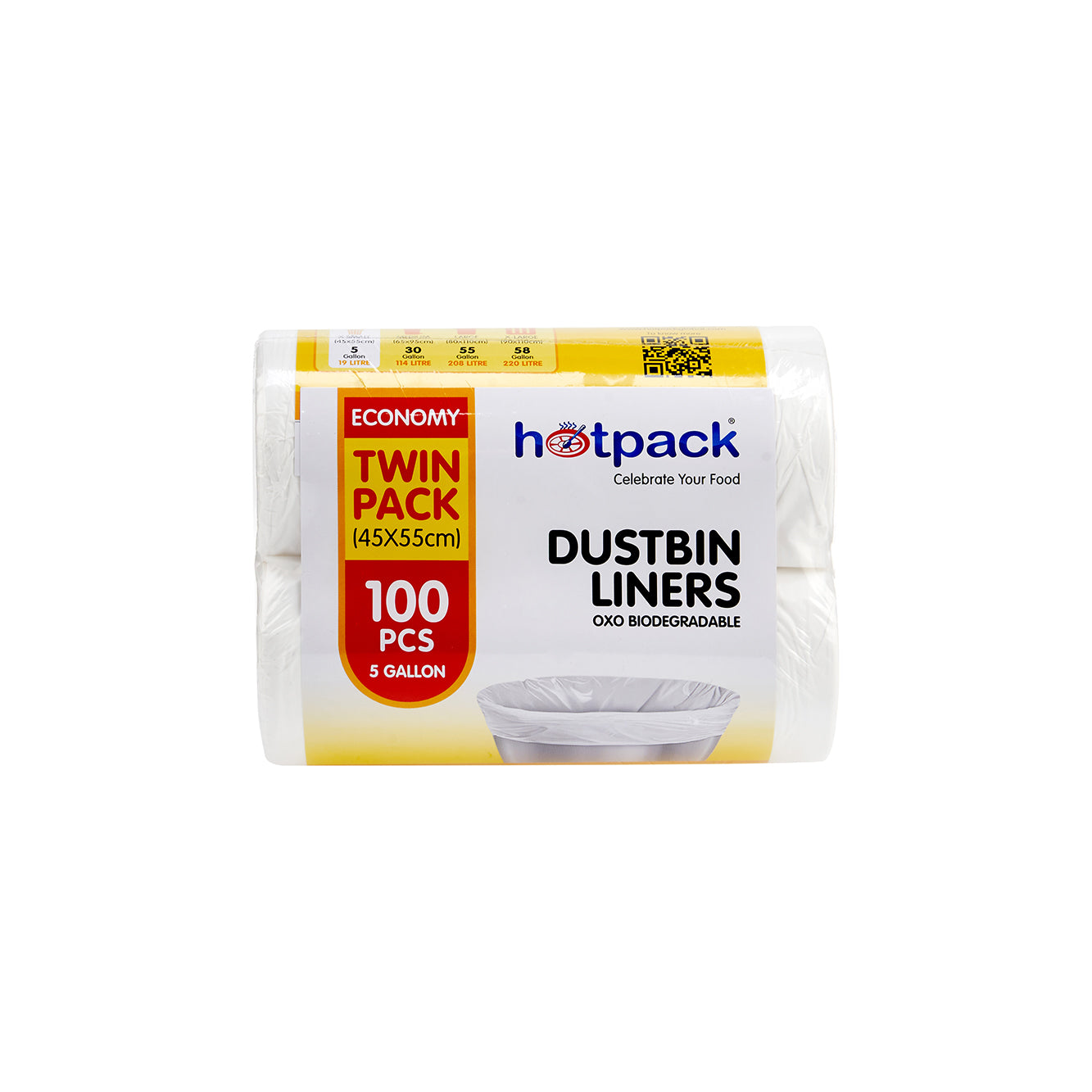 Dustbin Liner Twin Pack - hotpackwebstore.com