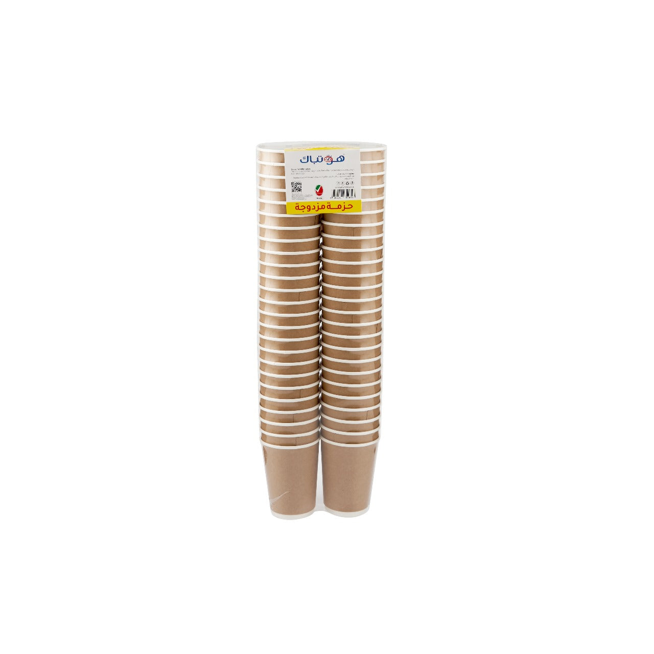 Twin Pack 12 Oz Kraft Double Wall Paper Cup - hotpackwebstore.com