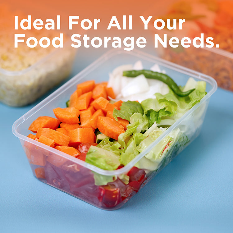 Offer Pack Clear Microwaveable Rectangle Container - hotpackwebstore.com