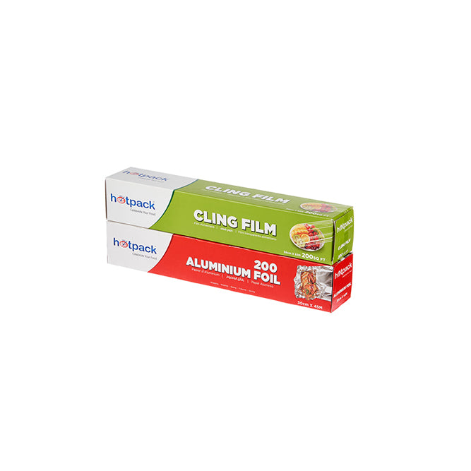Aluminium Foil + Cling Film Combo - hotpackwebstore.com