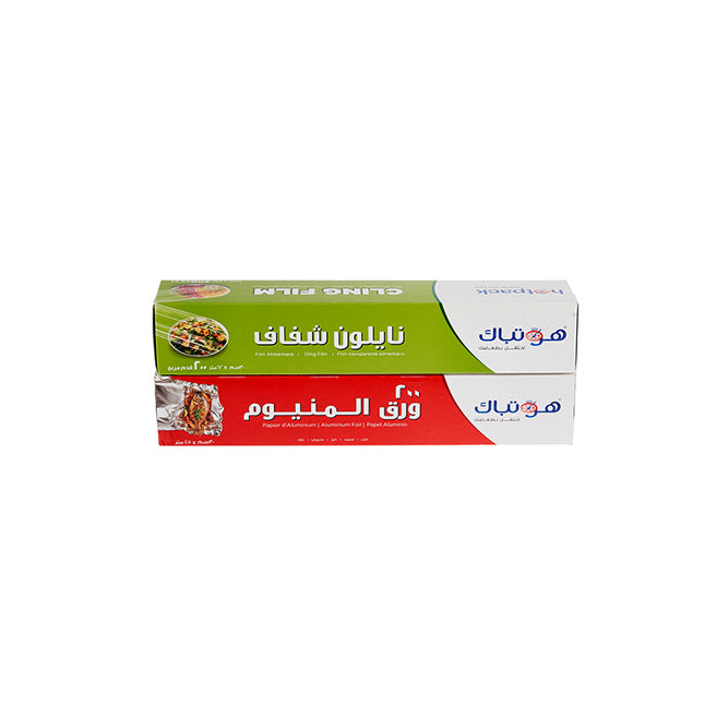 Aluminium Foil + Cling Film Combo - hotpackwebstore.com