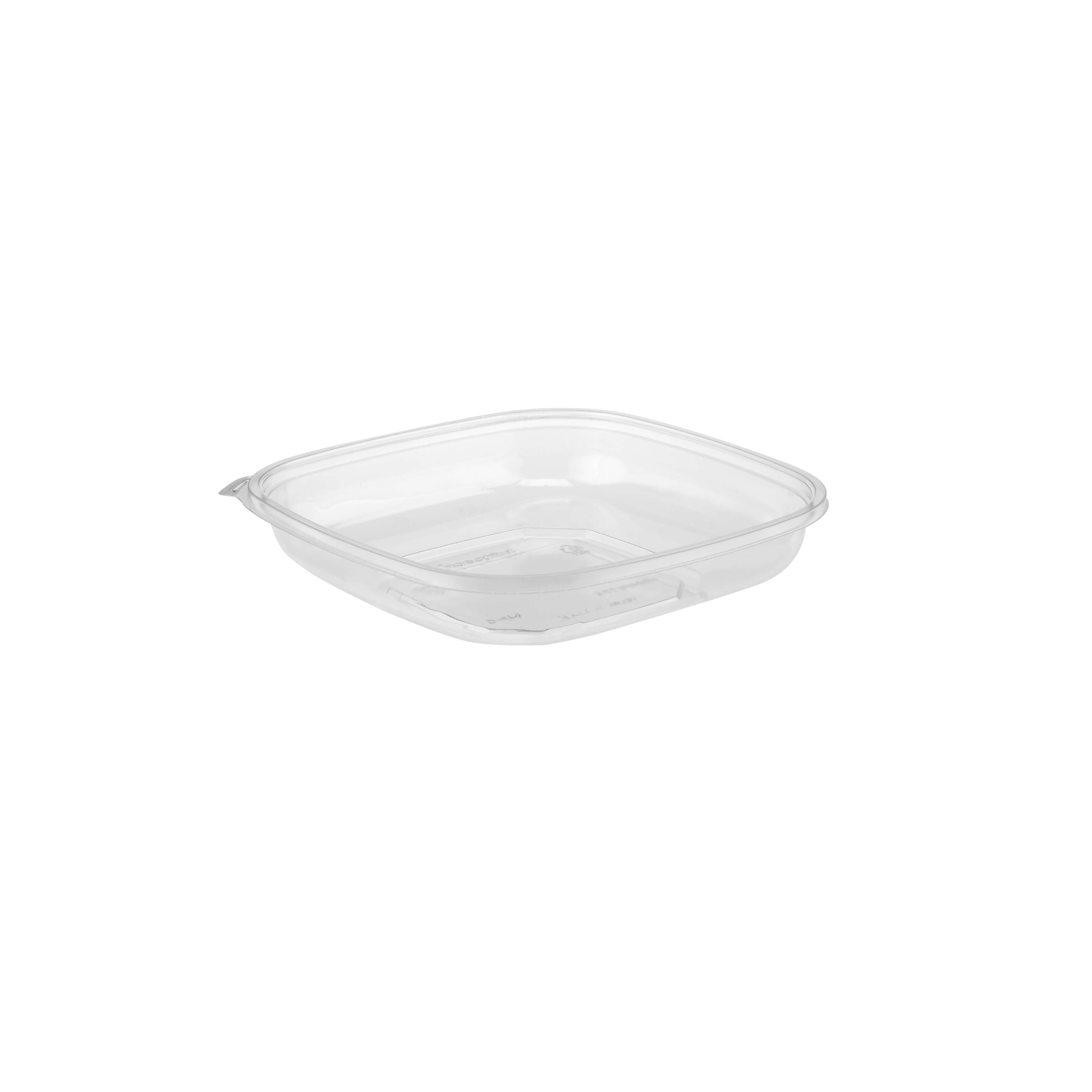 Square Salad Bowl With Clear Lid - hotpackwebstore.com