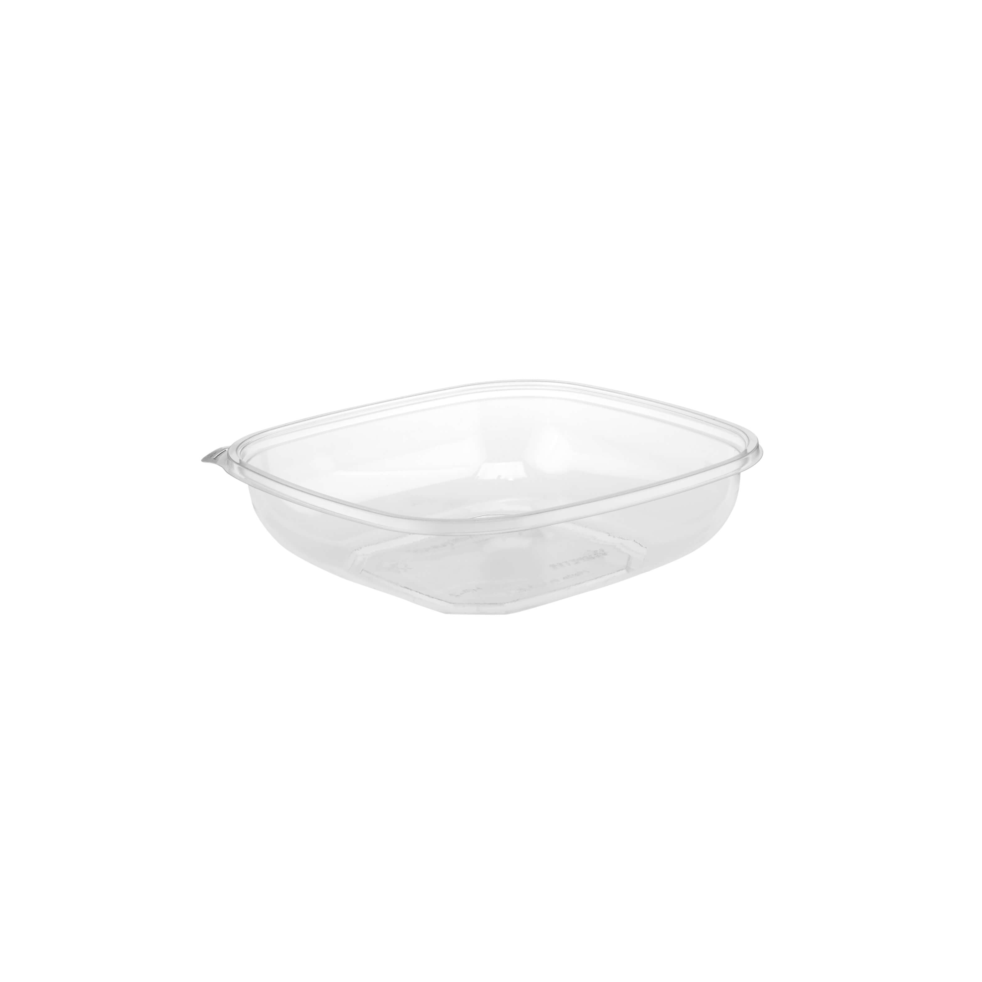 Square Salad Bowl With Clear Lid - hotpackwebstore.com