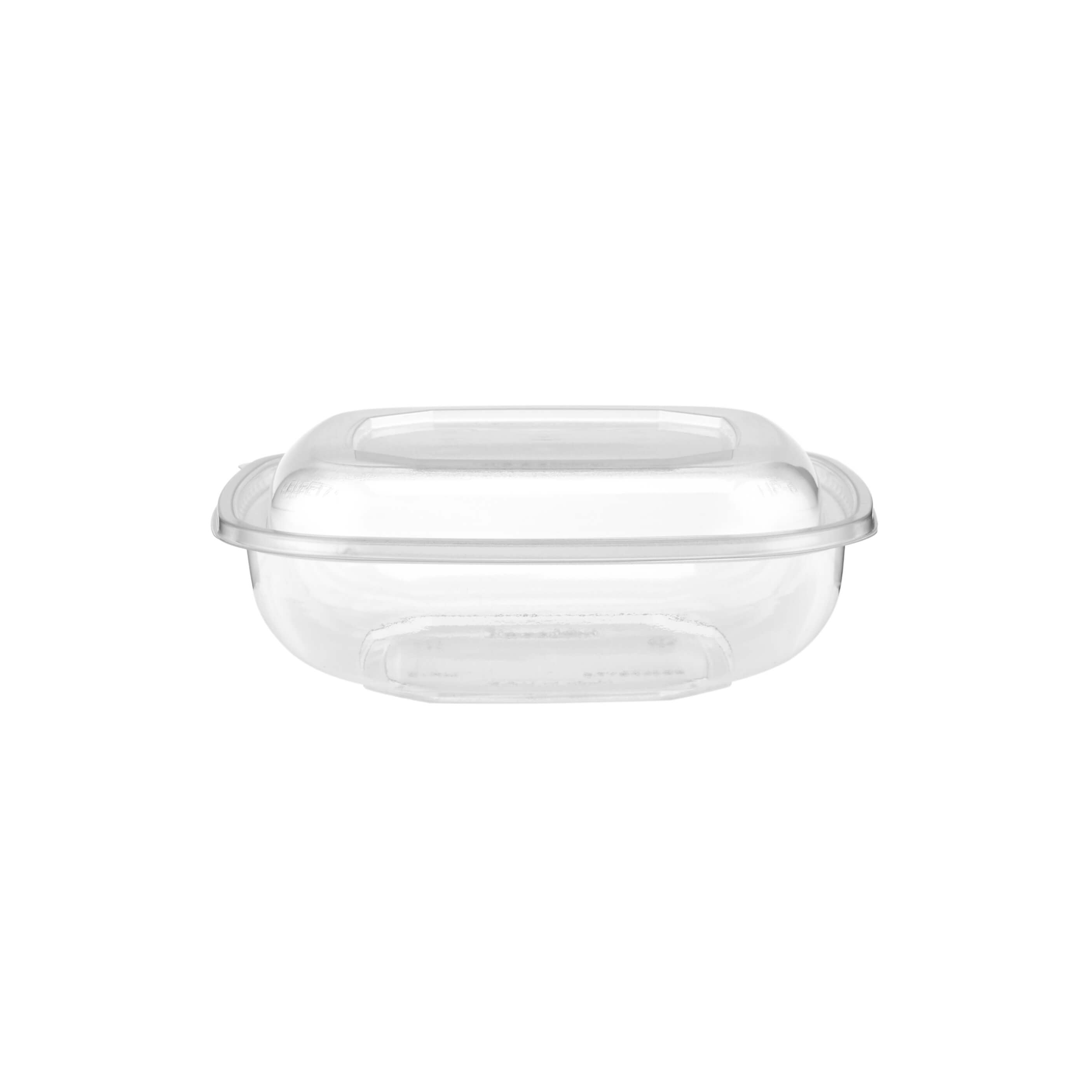 Square Salad Bowl With Clear Lid - hotpackwebstore.com