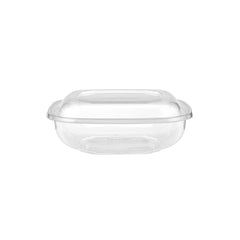 Square Salad Bowl With Clear Lid - hotpackwebstore.com