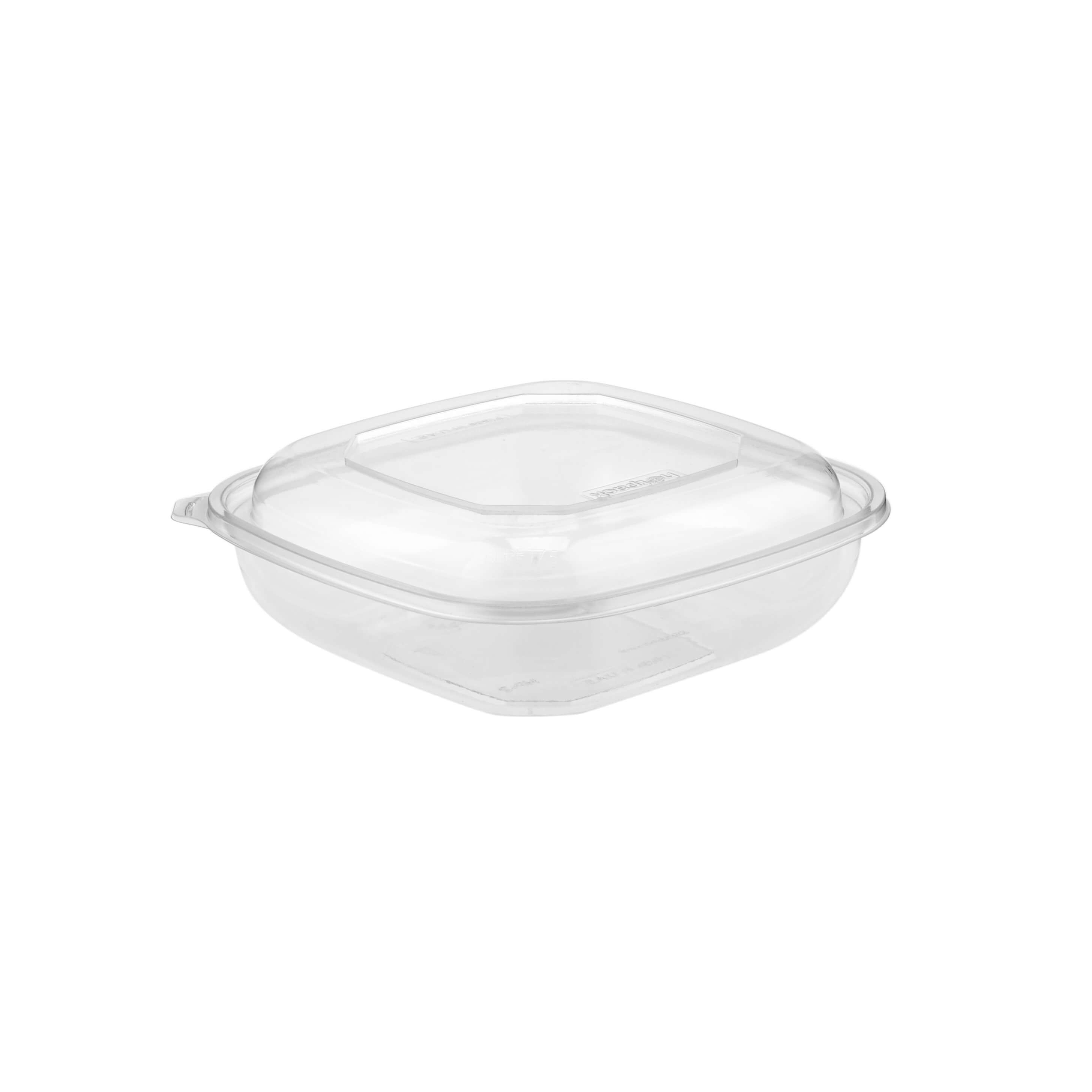 Square Salad Bowl With Clear Lid - hotpackwebstore.com