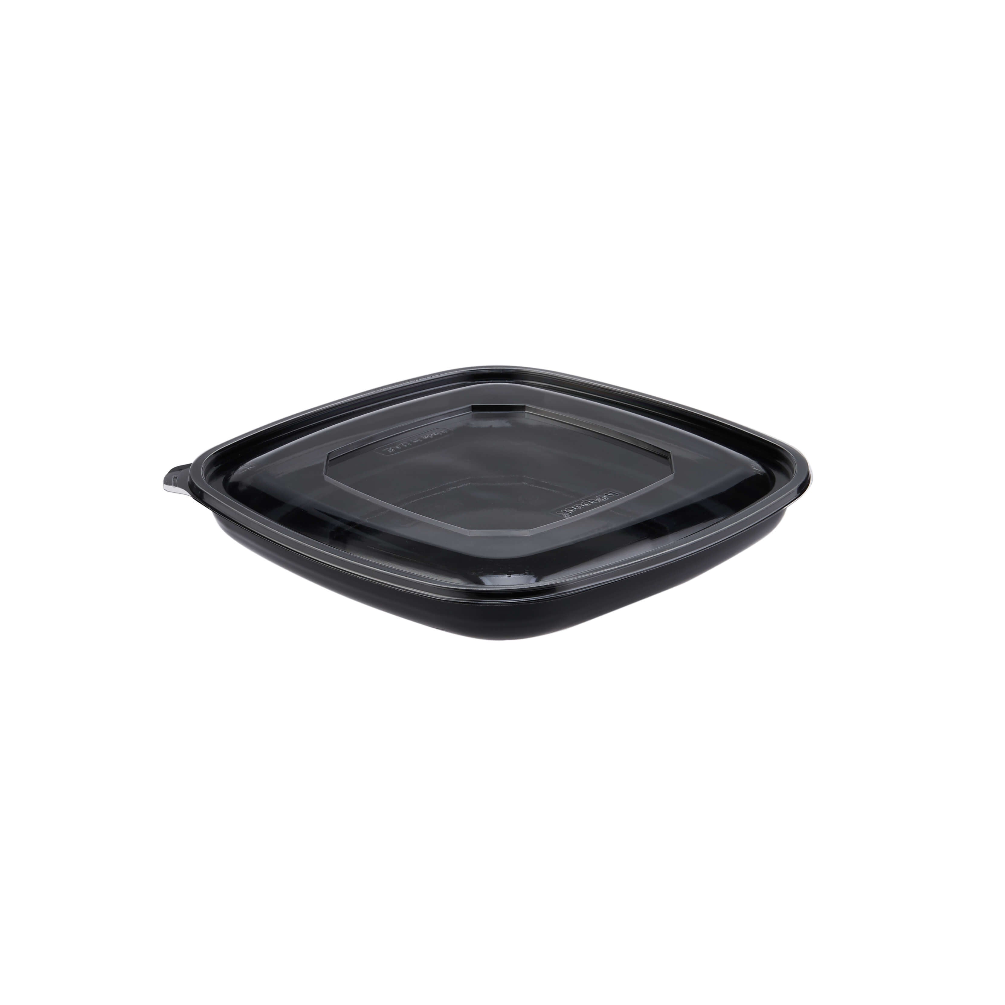 Square Salad Bowl With Clear Lid - hotpackwebstore.com