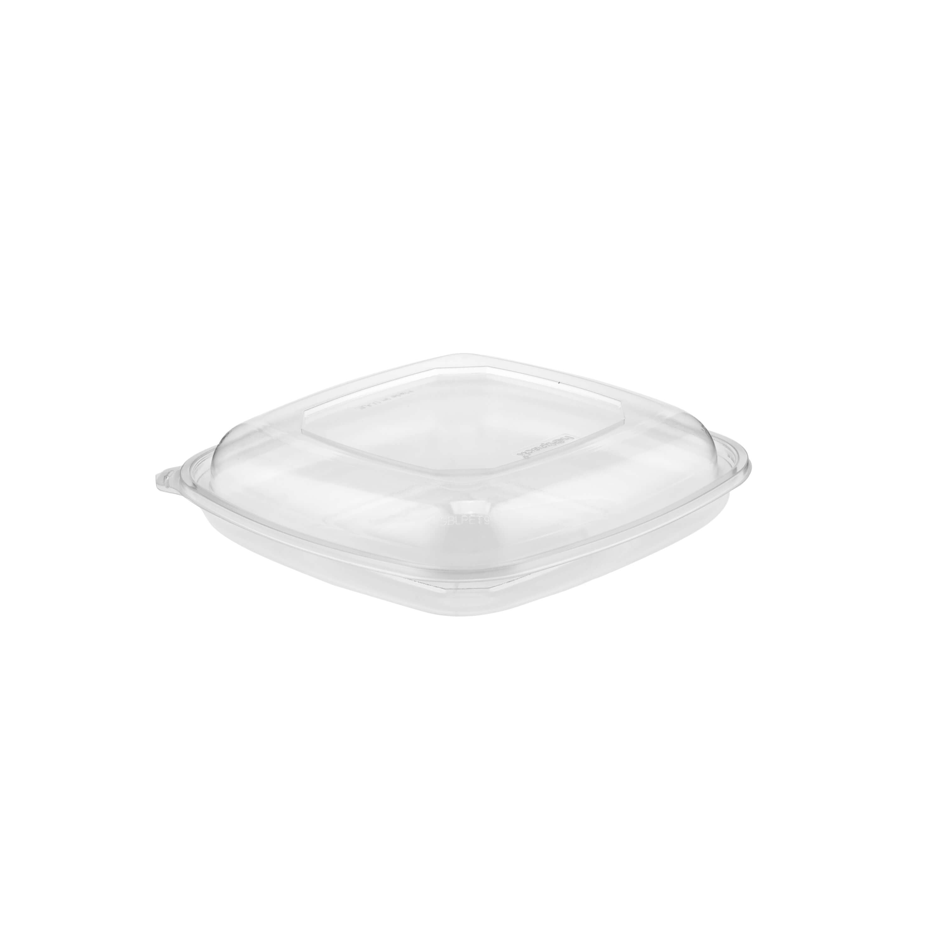 Square Salad Bowl With Clear Lid - hotpackwebstore.com