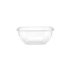 Square Salad Bowl With Clear Lid - hotpackwebstore.com