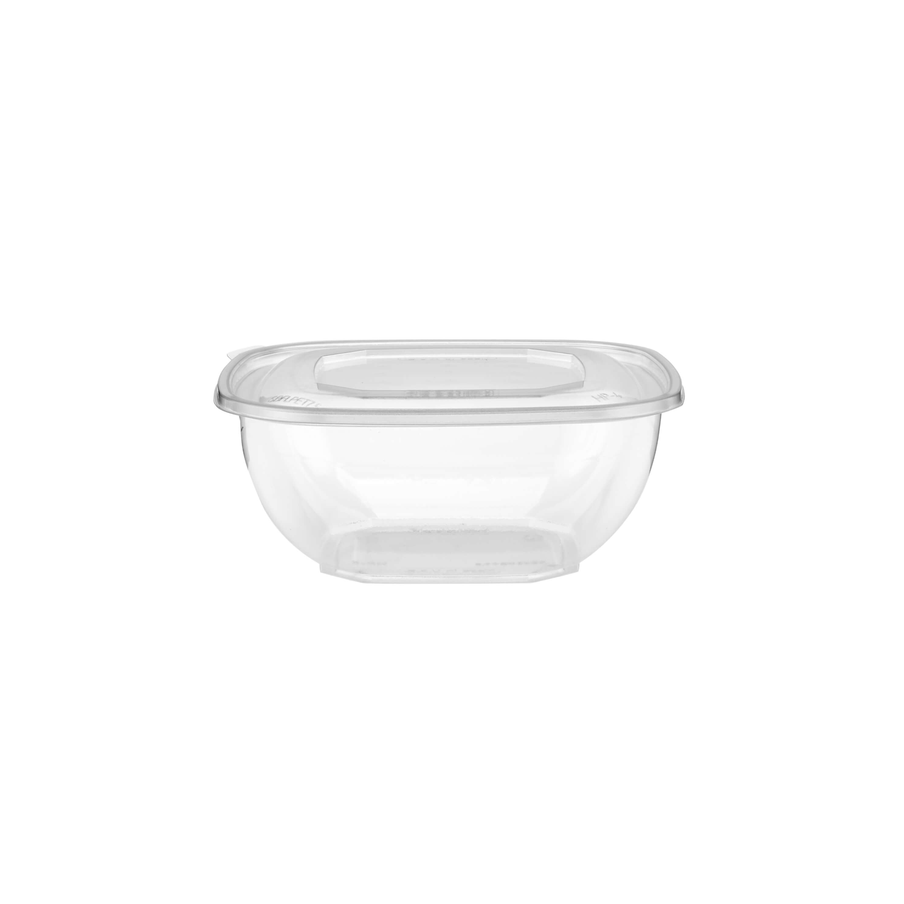 Square Salad Bowl With Clear Lid - hotpackwebstore.com
