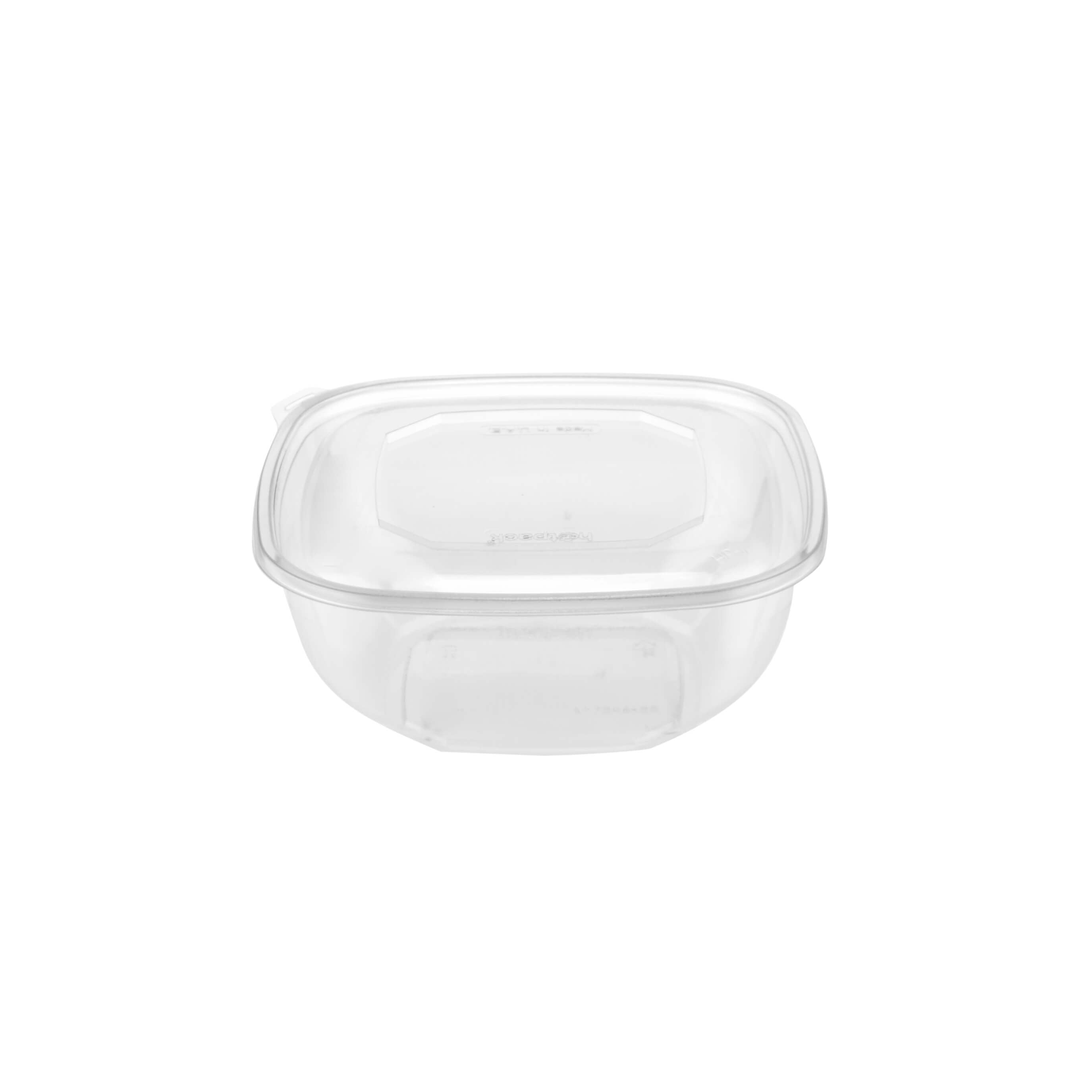 Square Salad Bowl With Clear Lid - hotpackwebstore.com