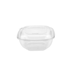Square Salad Bowl With Clear Lid - hotpackwebstore.com