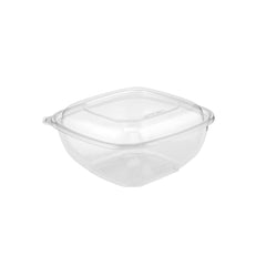Square Salad Bowl With Clear Lid - hotpackwebstore.com