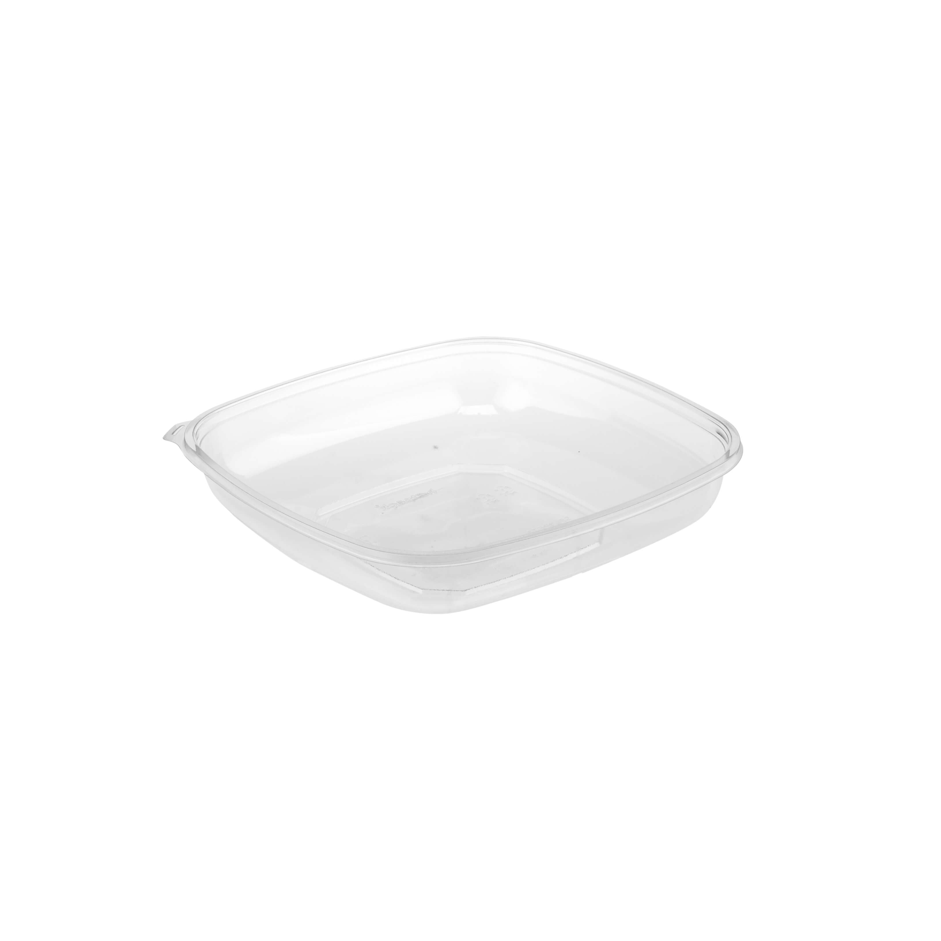 Square Salad Bowl With Clear Lid - hotpackwebstore.com