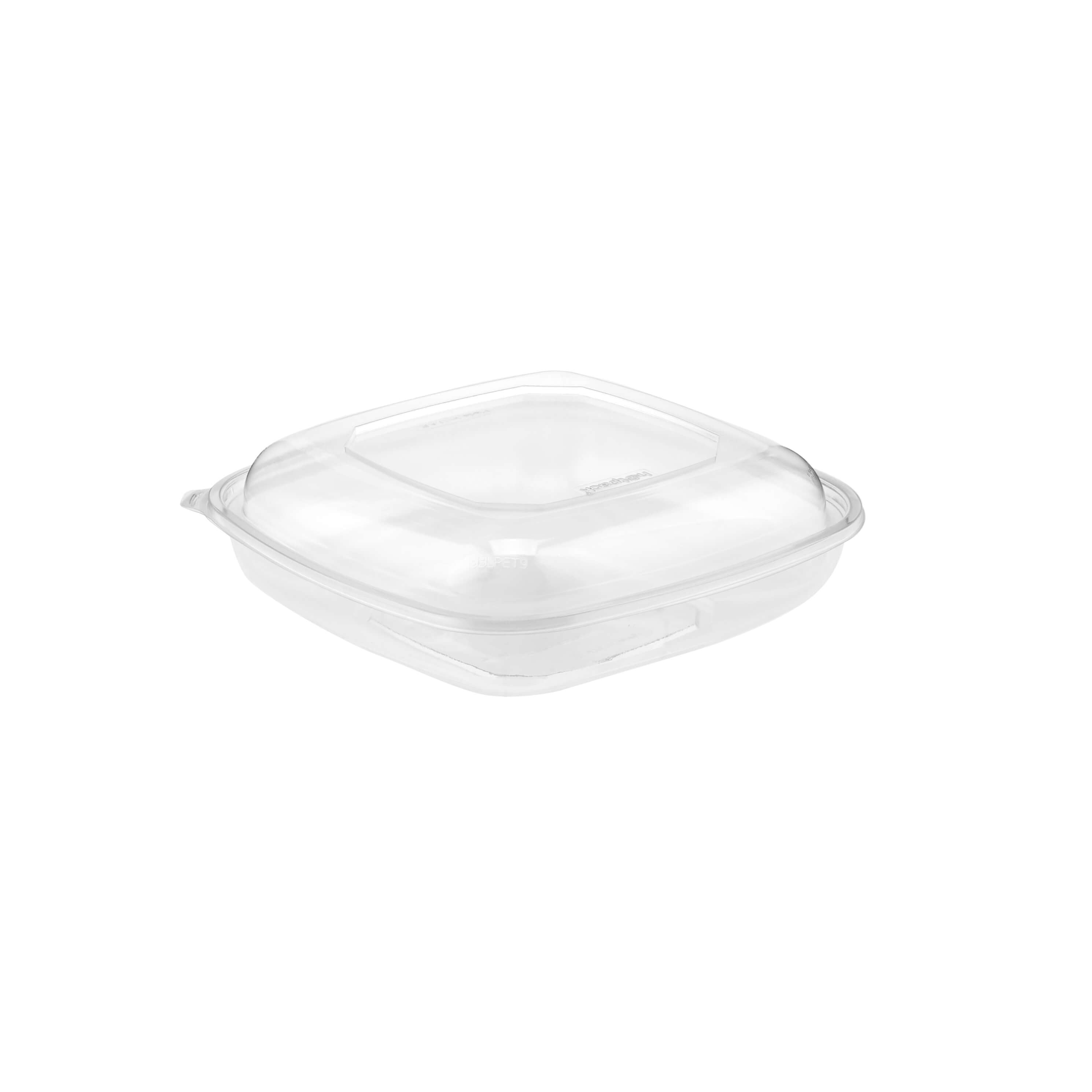 Square Salad Bowl With Clear Lid - hotpackwebstore.com