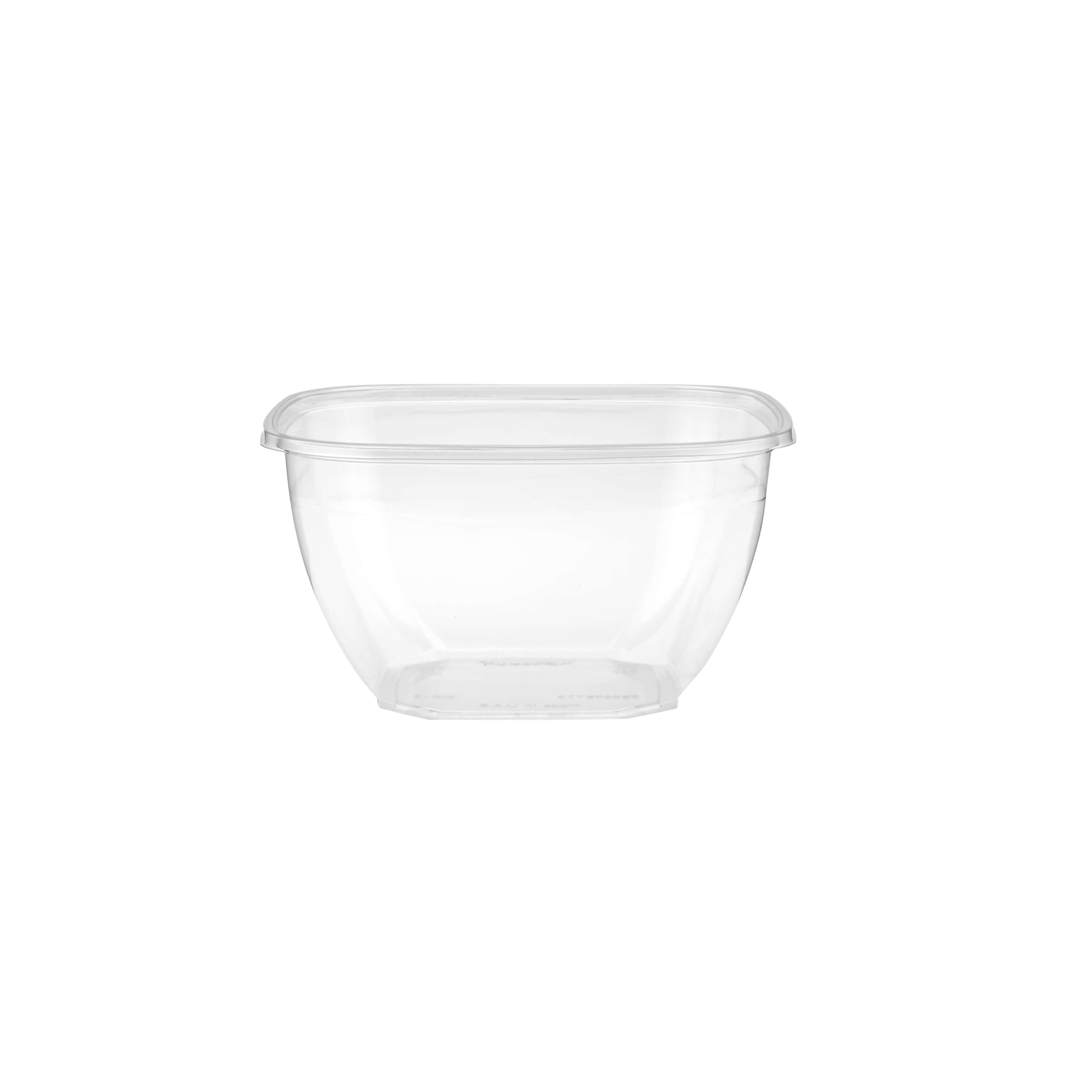 Square Salad Bowl With Clear Lid - hotpackwebstore.com
