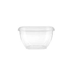 Square Salad Bowl With Clear Lid - hotpackwebstore.com