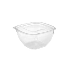 Square Salad Bowl With Clear Lid - hotpackwebstore.com