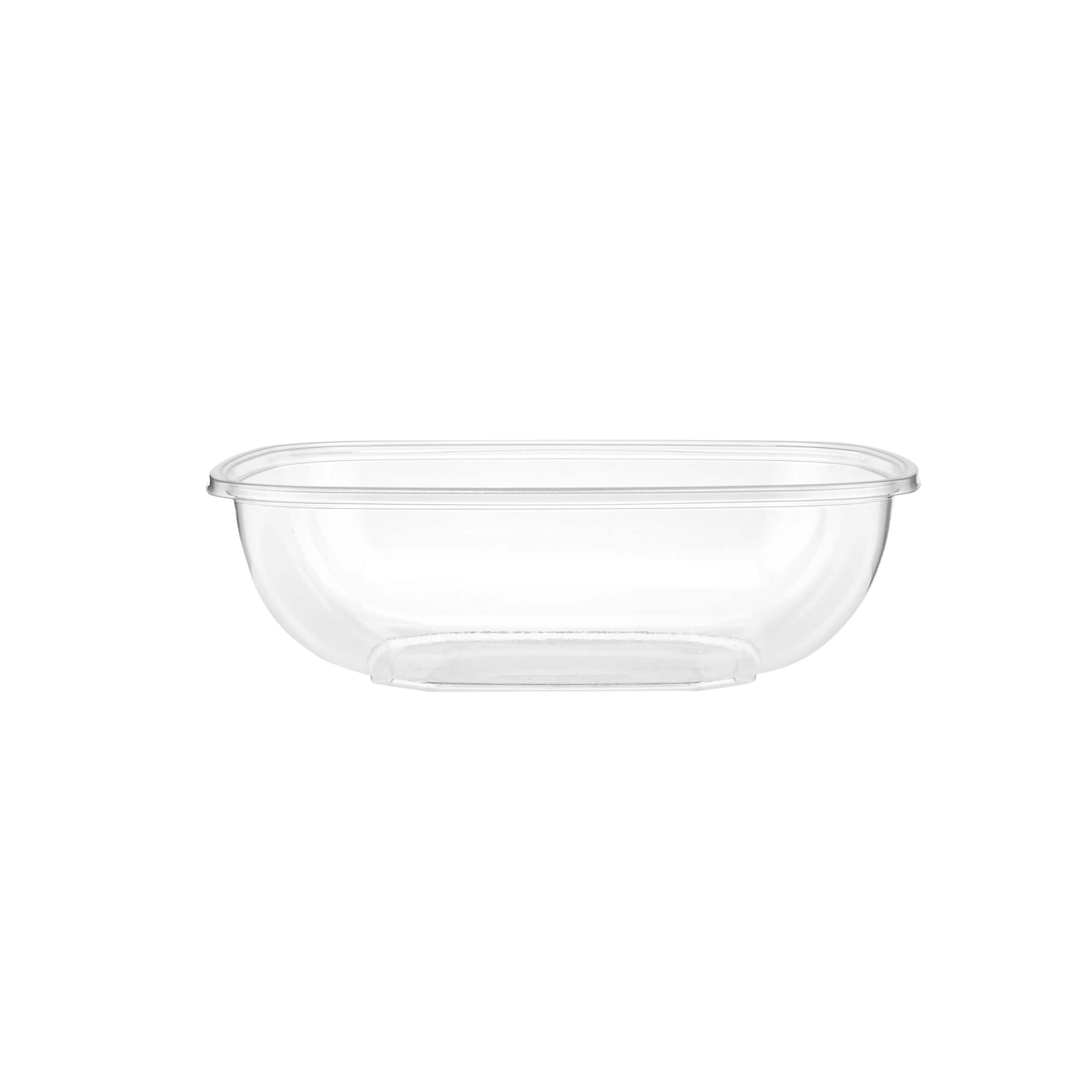 Square Salad Bowl With Clear Lid - hotpackwebstore.com