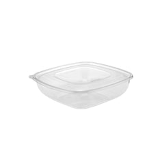 Square Salad Bowl With Clear Lid - hotpackwebstore.com