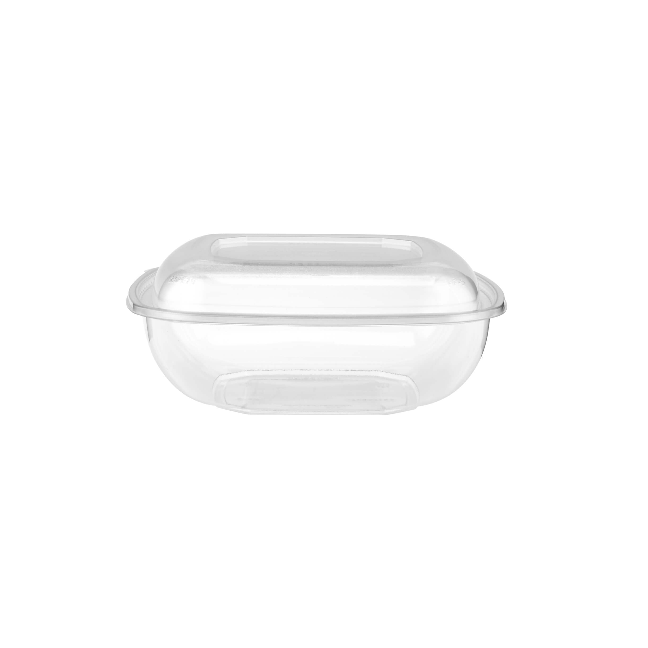 Square Salad Bowl With Clear Lid - hotpackwebstore.com