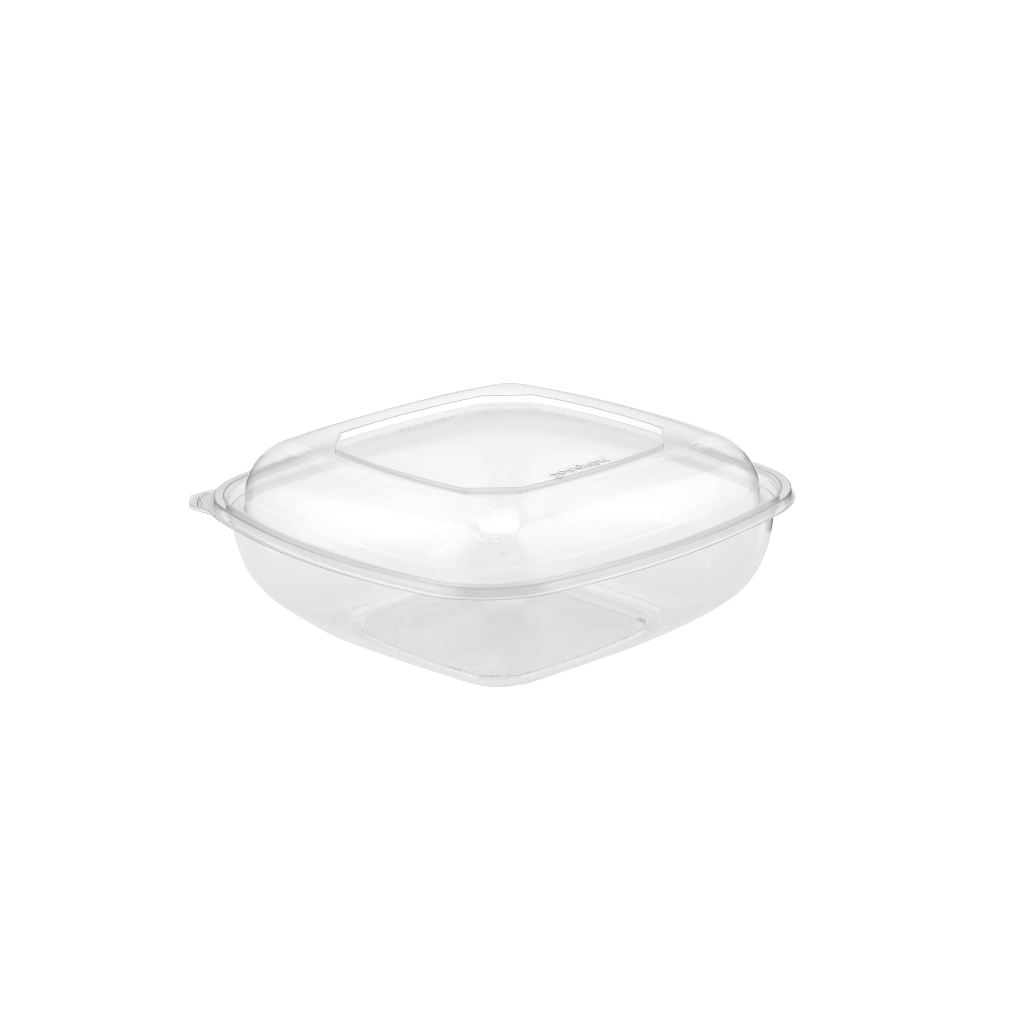 Square Salad Bowl With Clear Lid - hotpackwebstore.com