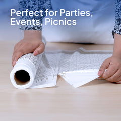 Arabic pattern Printed White Luxury Sofra - hotpackwebstore.com