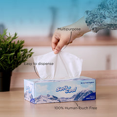 Soft n Cool Facial Tissue 5 + 1 Free 150 Sheets x 2 Ply - hotpackwebstore.com
