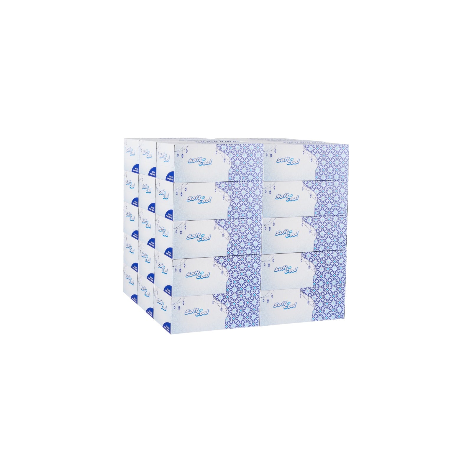 30 Boxes Soft n Cool Ramadan Theme Facial Tissue 200 Sheets x 2 Ply - hotpackwebstore.com