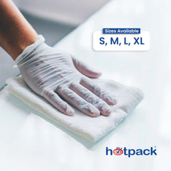 Powdered Vinyl Gloves - hotpackwebstore.com