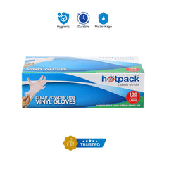 Powder Free Vinyl Gloves - hotpackwebstore.com
