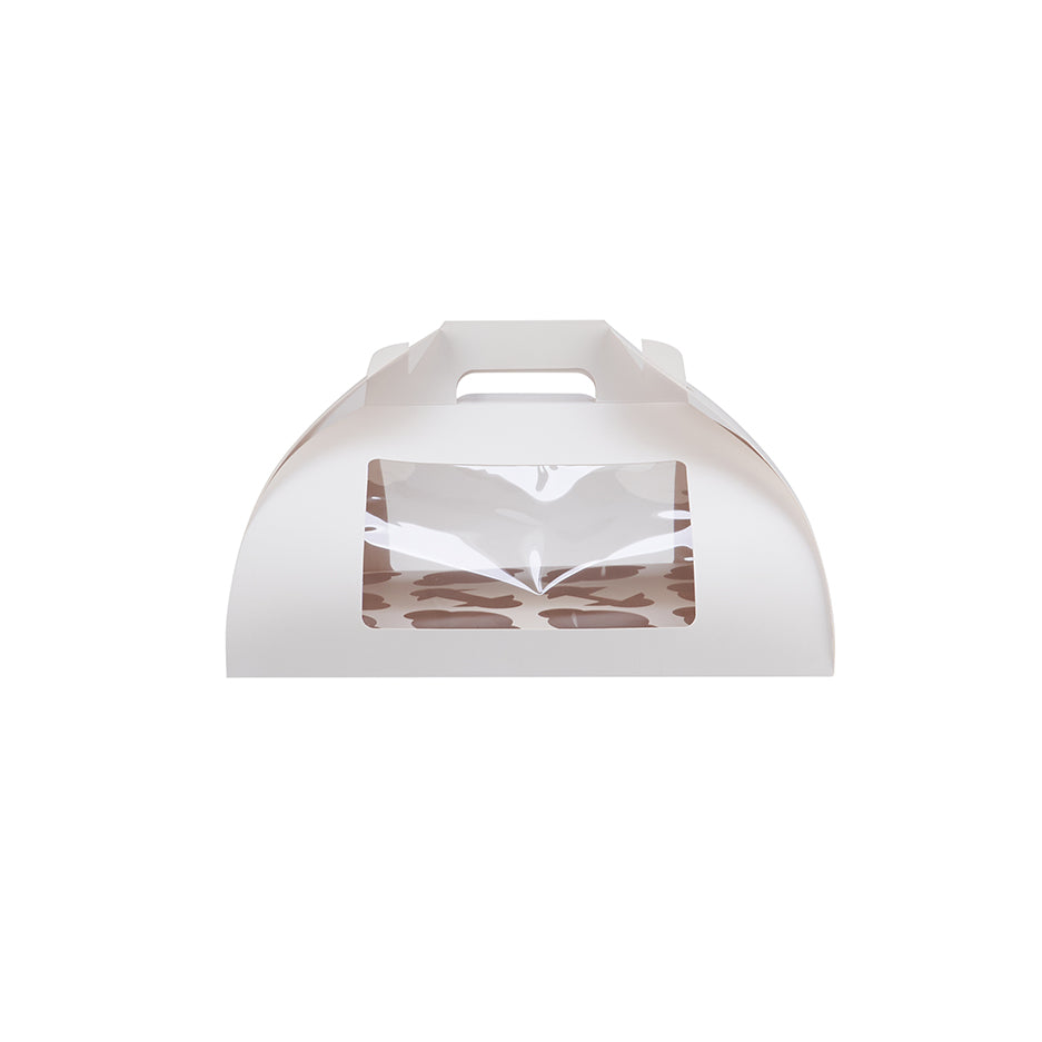 Window Paper Cup Cake Box With Handle - hotpackwebstore.com