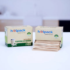 Disposable Wooden Coffee Stirrer - hotpackwebstore.com