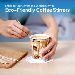 Disposable Wooden Coffee Stirrer - hotpackwebstore.com