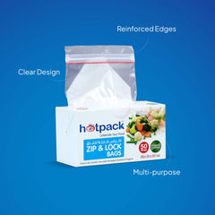 Ziplock Lock Storage Bag - hotpackwebstore.com