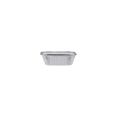 Aluminium Containers with Lid 8325 (127 mm Length x 100 mm Width x 35 mm Height)10 Pieces - hotpackwebstore.com - Aluminium Containers