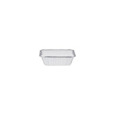 Aluminium Containers with Lid 8325 (127 mm Length x 100 mm Width x 35 mm Height)10 Pieces - hotpackwebstore.com - Aluminium Containers